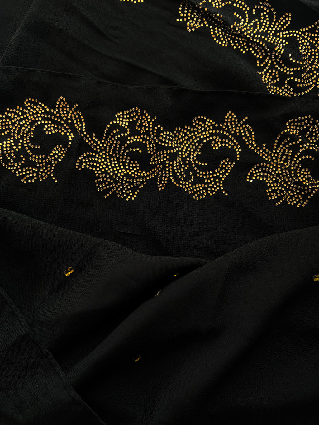 Black on Gold Hijab