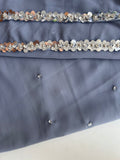 Mist Grey Diamante Hijab