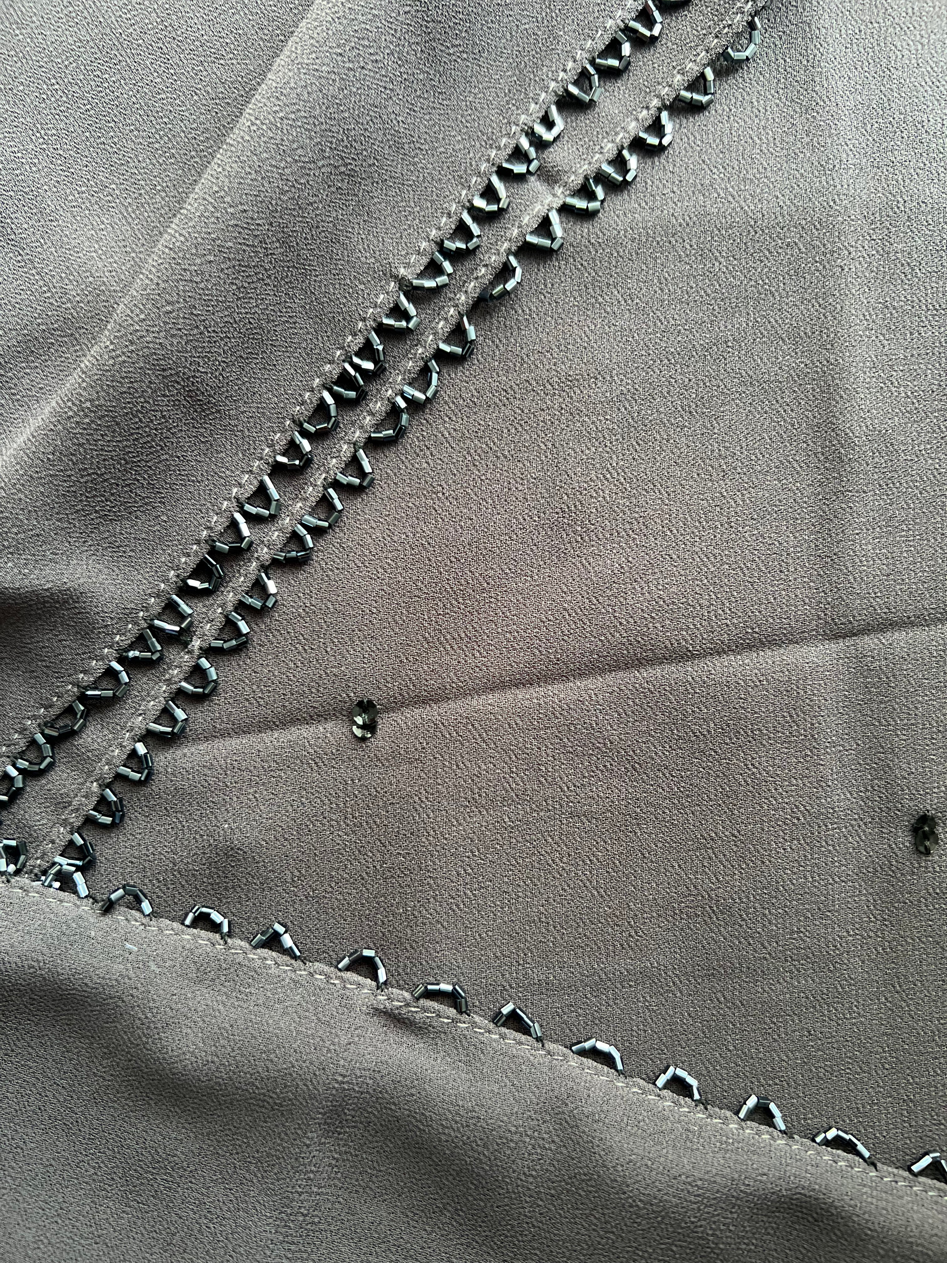 Kinari Hijab - Charcoal Grey