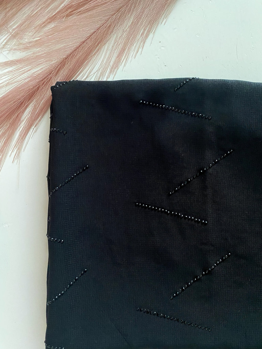 Black Chevron Hijab