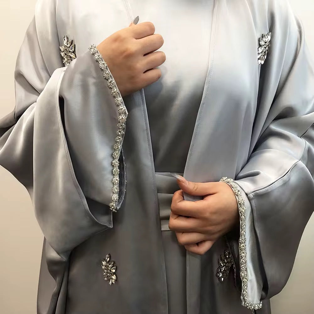 Qamar Luxe Satin Two-Piece
