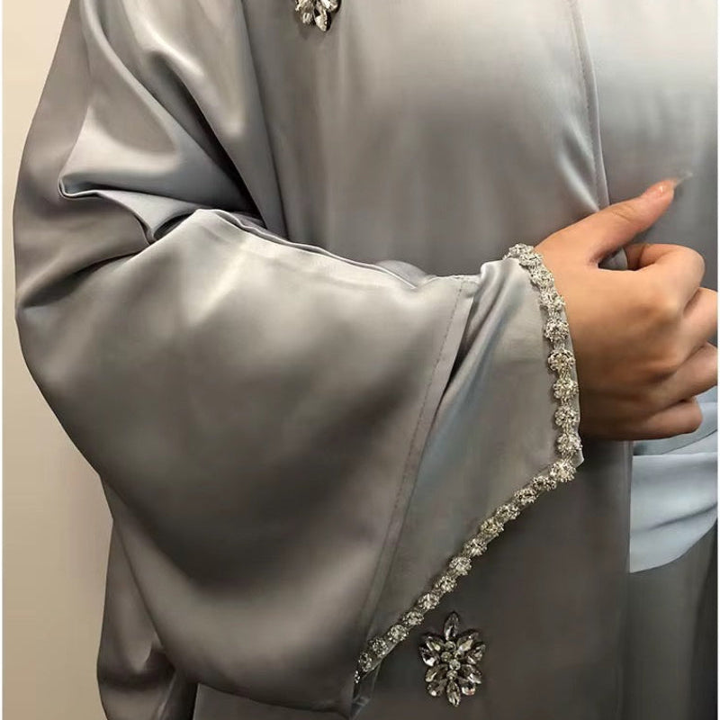 Qamar Luxe Satin Two-Piece