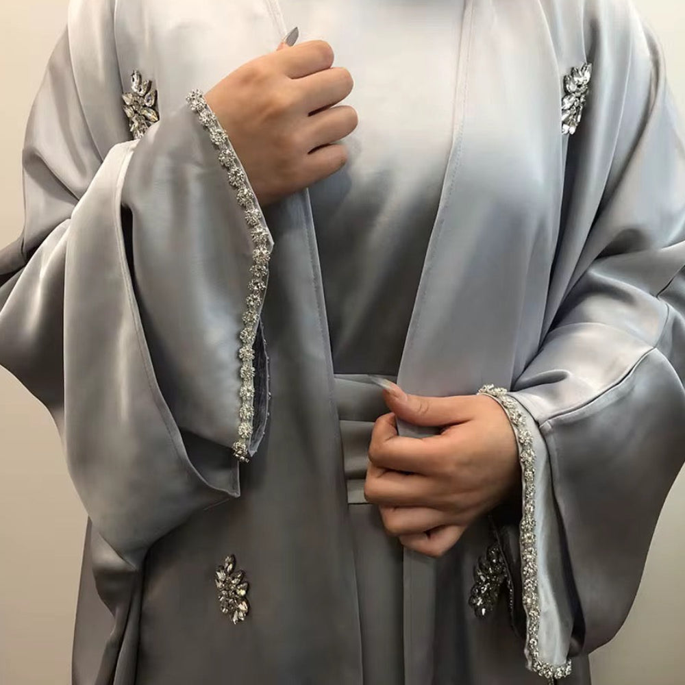 Qamar Luxe Satin Two-Piece