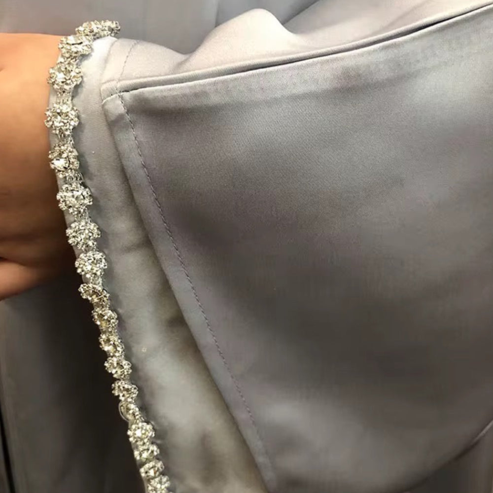Qamar Luxe Satin Two-Piece