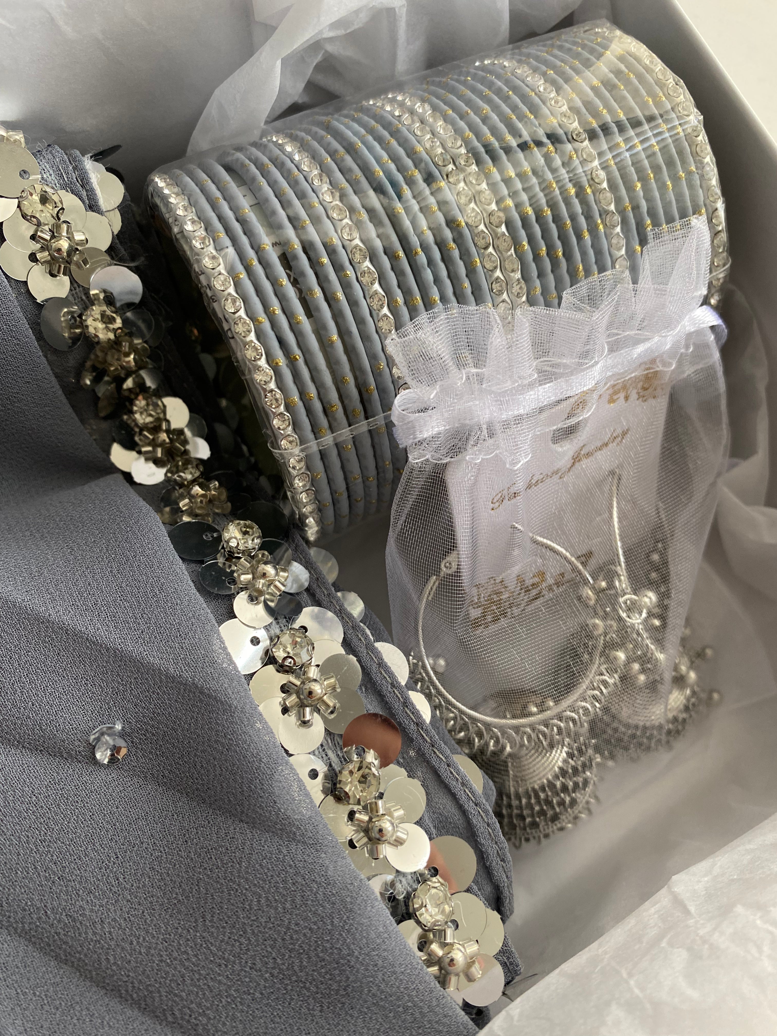 Eid Box - Silver Grey