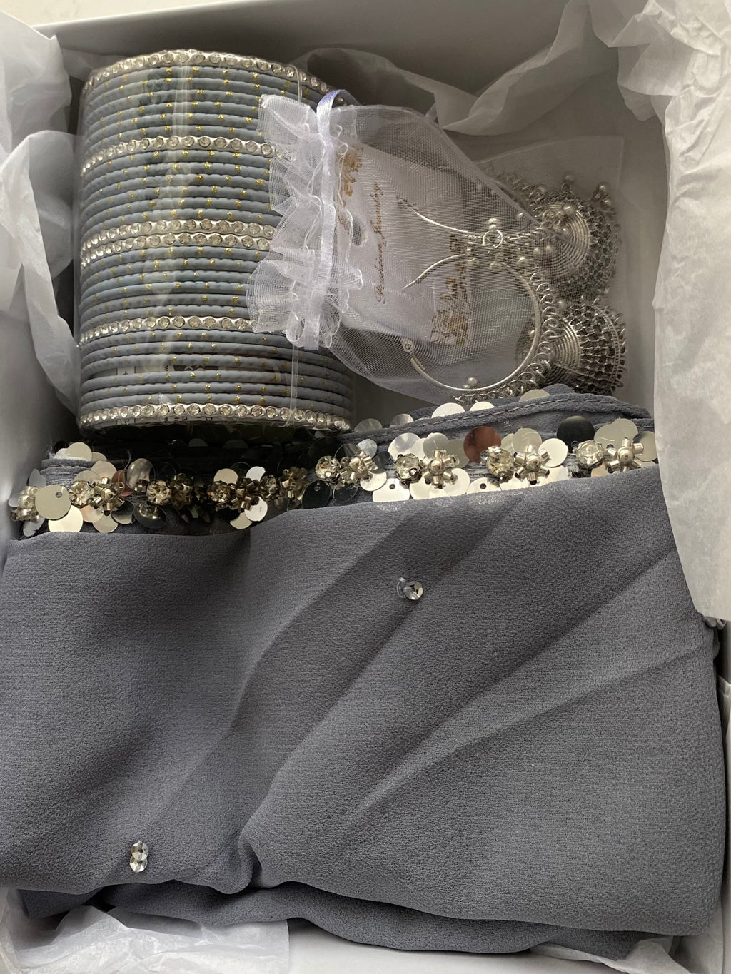 Eid Box - Silver Grey