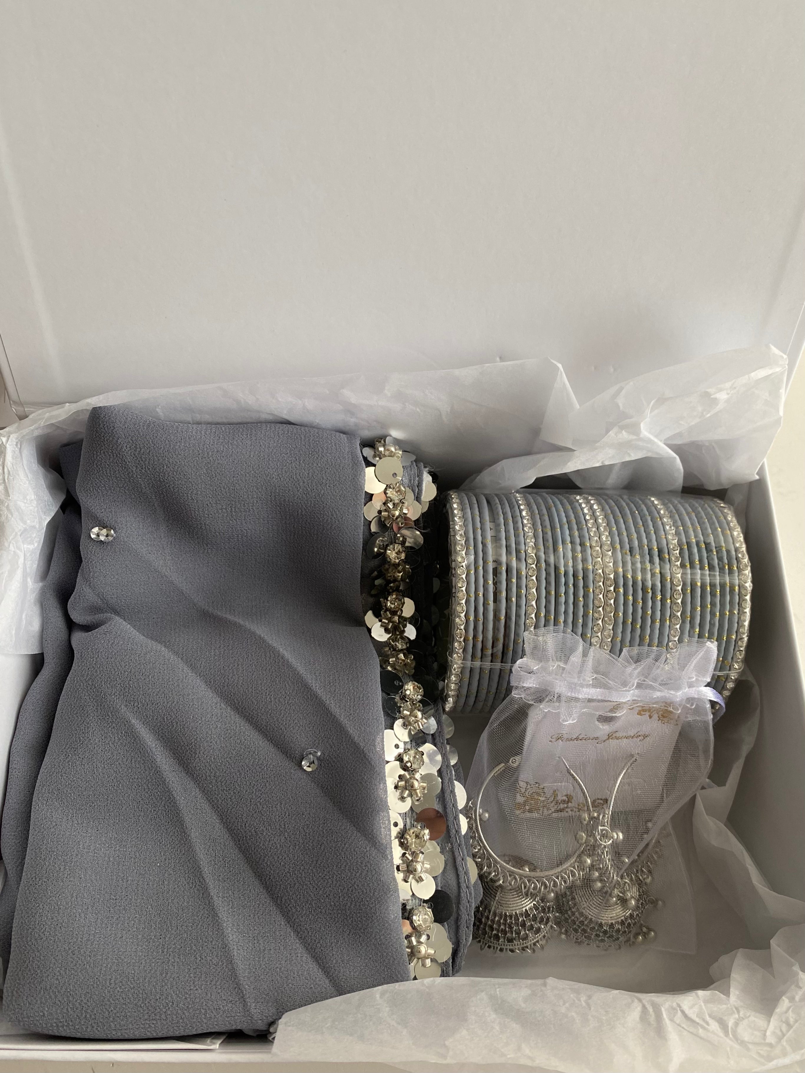 Eid Box - Silver Grey
